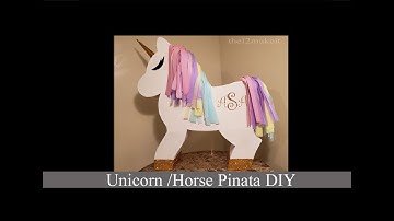 Unicorn - Pinata - Unicorn piñata - How to make a pinata