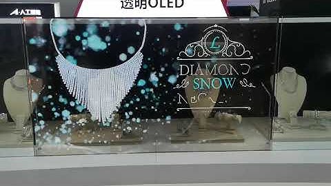 transparent oled screen video