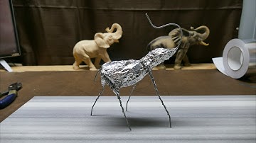 Sculpting an Elephant, part 2: Reinforcing Armature & Foil.