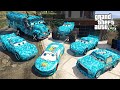 GTA 5 ✪ Stealing ELEMENTAL MCQUEEN CARS with Franklin ✪ (Real Life Cars #94)