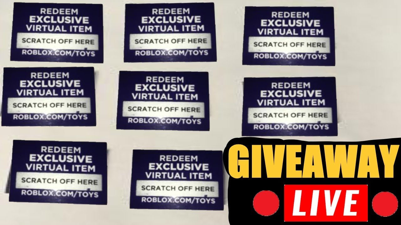 Roblox Toy Code Giveaway Roblox Youtube - all roblox codes giveaway