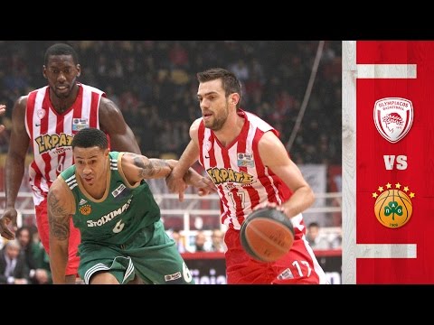 Highlights Olympiacos BC - Panathinaikos 27-12-2014