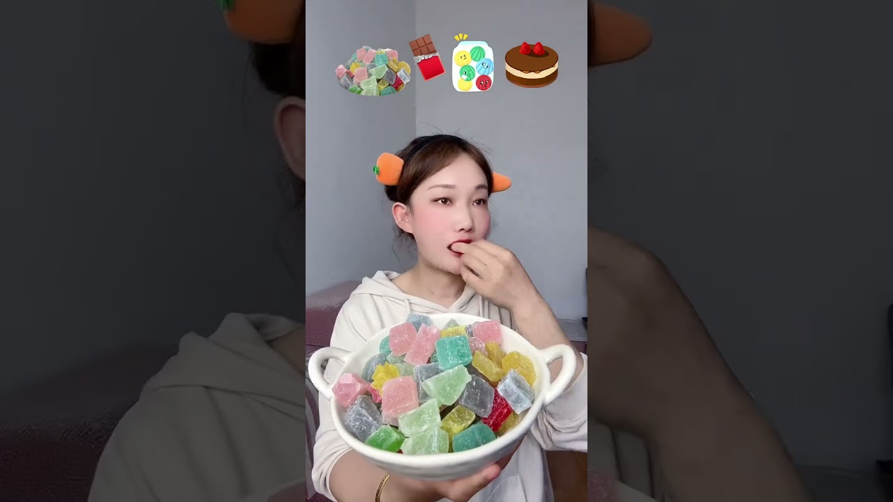 Internet celebrity candy QQ sugar level Snacks satisfying cravings, happy foodies, no worries in