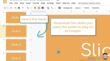 Pausable #EduGIF - Setting Audio for a Set of Google Slides