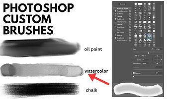 Make your own custom brushes in photoshop