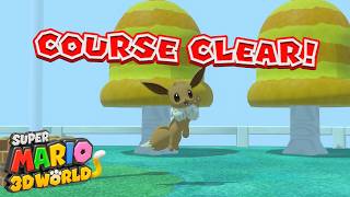 Eevee Course Clear! - Super Mario 3D World || Pokemon Animation