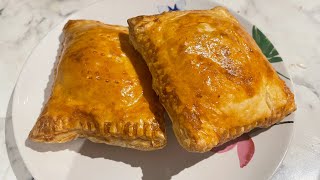 Delicious Chicken and Cheese Puff Pastry Rolls Recipe | Easy & Tasty Homemade Chicken creamy Patties