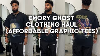 EMORY GHOST CLOTHING HAUL (affordable Graphic tees)