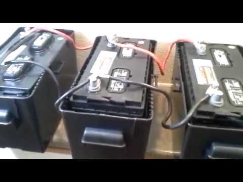 Installing 4kW/Hr battery bank with 800W 120V Inverter and Trickle 