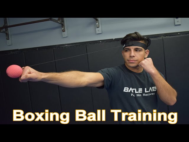 Boxing reflex training ball