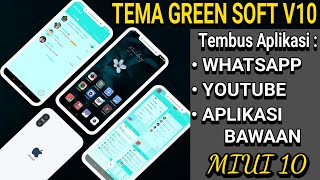 TEMA GREEN SOFT MIUI 10 TERBARU MANTAP TEMBUS WA, YOUTUBE & SEMUA APLIKASI BAWAAN screenshot 5