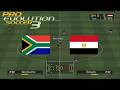 South Africa vs Egypt Pro Evolution Soccer 3 PES 3 
