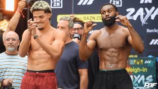 JARON ENNIS DANCES ON XANDER ZAYAS AFTER INTENSE WEIGH IN AND FINAL FACE OFF