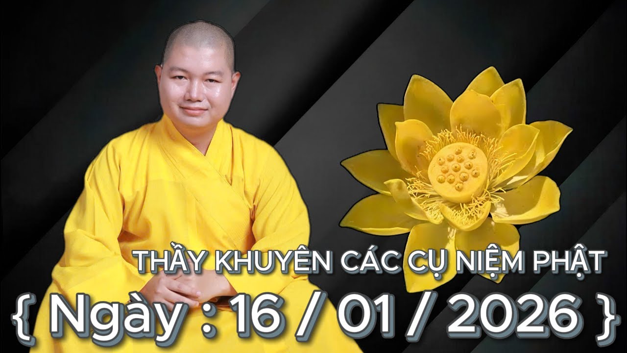 THẦY NHUẬN LÂN KHUYÊN CÁC CỤ NIỆM PHẬT 17 01