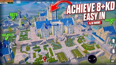 How to get 8+ KD Ratio in BGMI New Update 4.0 | Free Kills locations and BOT spots