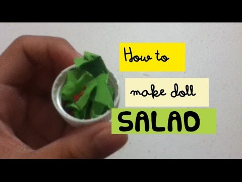 How to make doll Salad