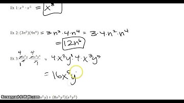4-3 Multiplying Monomials