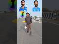 Virat Kohli vs Jasprit Bumrah crazy challenge 😱. who is win 🏆. @MCFchallengers #cricket #shorts