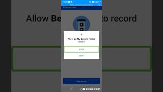 how to use be my eyes application with TalkBack from blind user