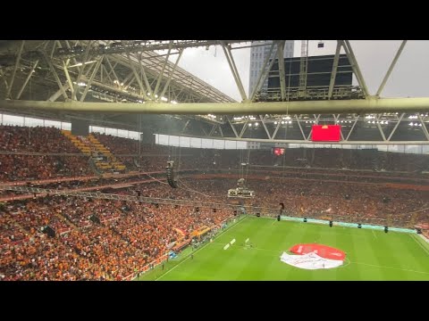 Galatasaray Fenerbahçe maçı öncesi intikam marşı ve atkı şov