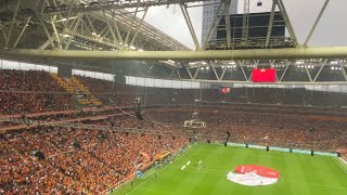 Galatasaray Fenerbahçe maçı öncesi intikam marşı ve atkı şov