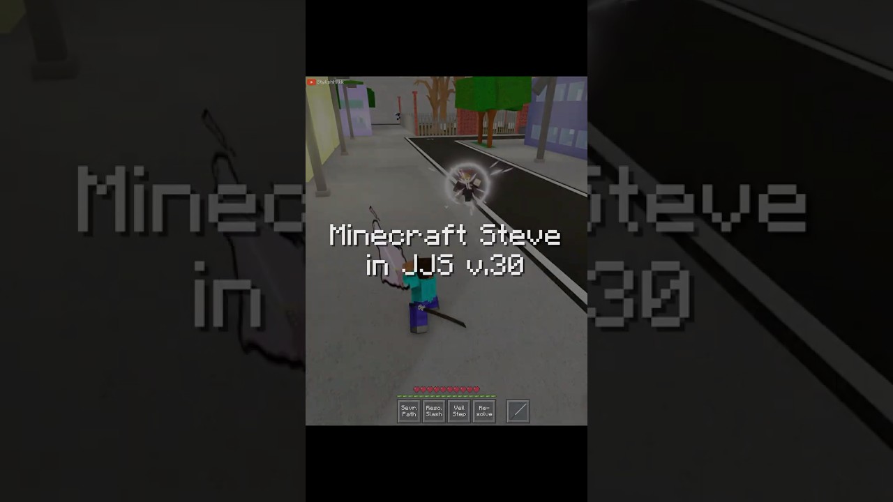 Minecraft Steve in Jujutsu Shenanigans 30 