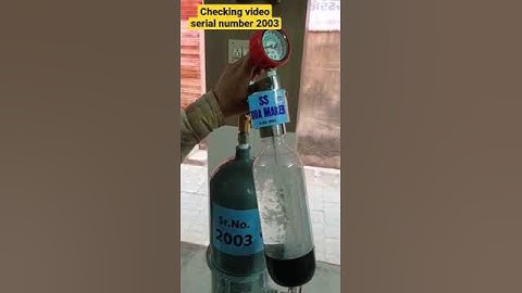 soda maker checking video serial number 2003