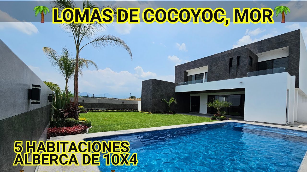 🌴INCREIBLE RESIDENCIA DE LUJO EN LOMAS DE COCOYOC🌥
