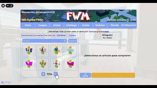 como comprar una camisa en FWM roblox