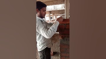 Checking with plumb bob