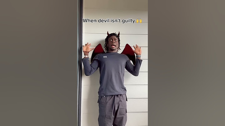 When Devil isn’t Guilty 🙌😂
