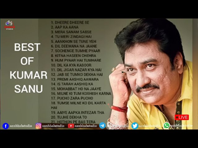 BEST OF KUMAR SANU, Alka Yagnik, Udit Narayan 90_s Duets Love songs -- Evergreen Songs #bollywood class=