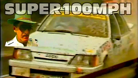 ALLAN GRICE Takes Holden Commodore To Europe 1986