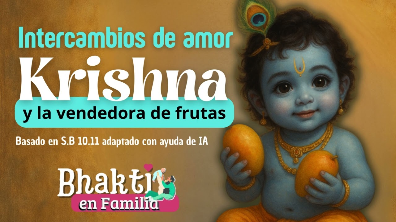 Intercambios de amor, Krishna y la vendedora de frutas. #krishnajanmashtami