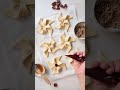 Pecan Puff Pastry Pinwheels filled with raspberry jam #shorts #shortvideo #shortsfeed