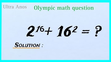 USA | A Nice Algebra | Math Olympiad Question! Can you solve this? Ultra Anos