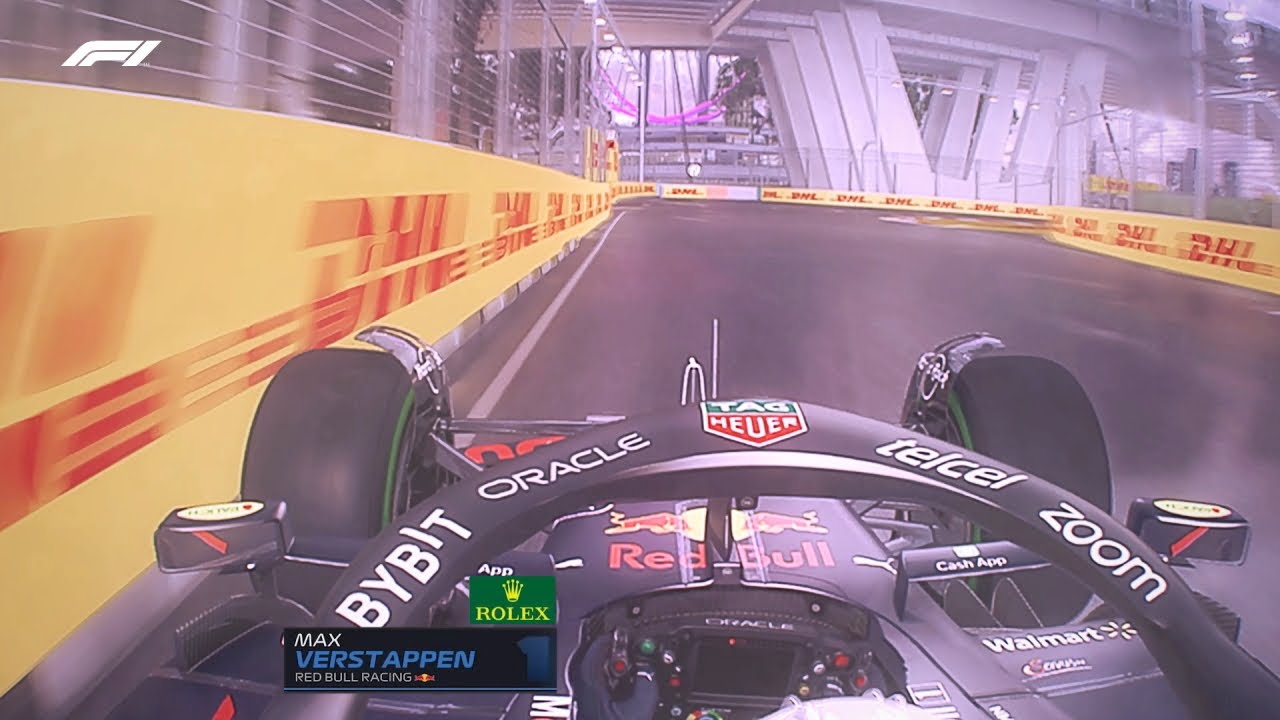 F1 2022 Max Verstappen WET ONBOARD FP3 | 2022 Singapore Grand Prix | 