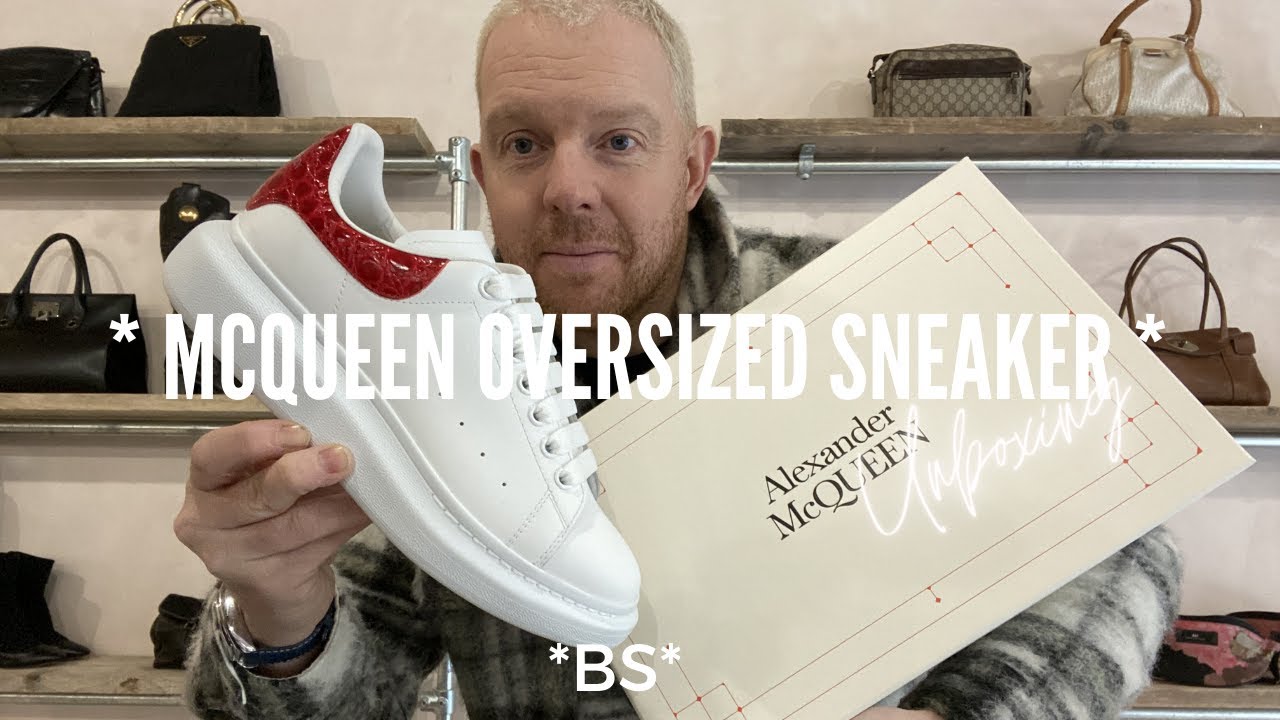 ALEXANDER McQUEEN - White/Rose Gold Oversize Sneakers – IperShopNY