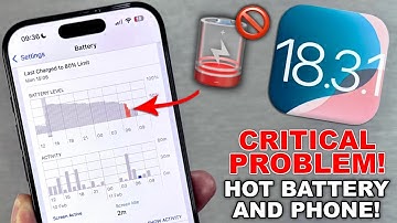 iOS 18.3.1 CRITICAL PROBLEM! HOT BATTERY and PHONE! (Problem in Every iPhone 16/15/14/13/12/11/Xs)