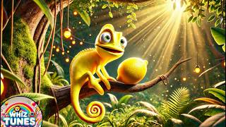 Learn Colors with Charlie Chameleon 🦎🌈 | Fun Color Song for Toddlers