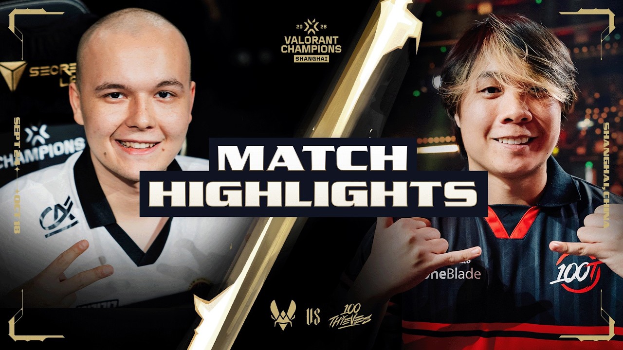 VIT vs. 100T | MATCH HIGHLIGHTS | VALORANT Champions Shanghai - Lower Finals