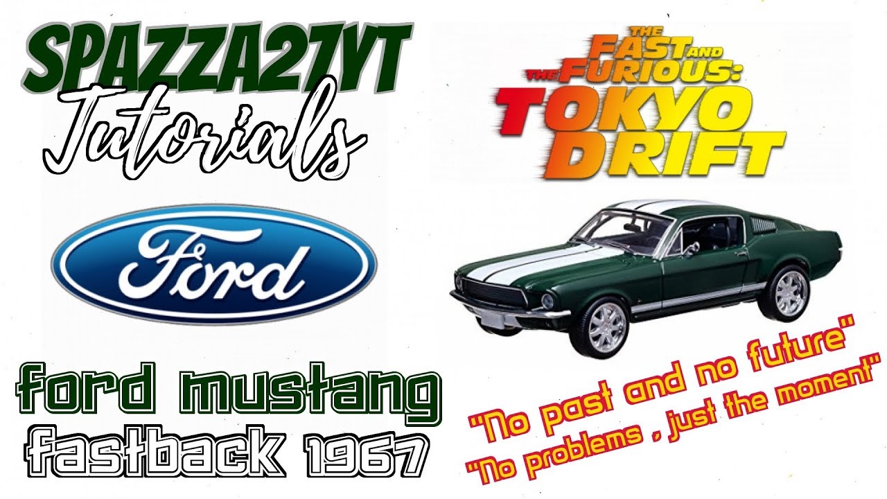 Minecraft Ford Mustang the Fast and the Furious Tokyo Drift Tutorial
