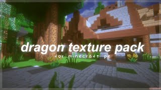 Dragon dance for mcpe | cartoon aesthetic texture pack 