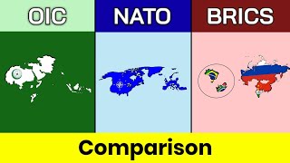 OIC vs NATO vs BRICS | BRICS | NATO | OIC | Comparison | Nato vs Brics vs Oic | Data Duck 2.o