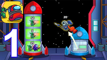 Save The Imposter: Galaxy Rescue - Gameplay Walkthrough Part 1 Level 1 - 23 (Android, iOS)