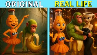 Brainrot Memes When The Weak Get Strong | Brainrot Original vs Real life | Brainrot Animation