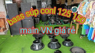 Loa rời bass BQ conl 75 100 125 150. main VN giá rẻ. lh 0397032422