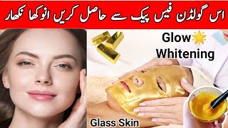 Viral Golden Face Mask For Golden Glow/Gold Mask For Glowing Skin/Best Golden Mask For Face