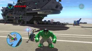 Lego Marvel Hulk Performing Special Move On Loke