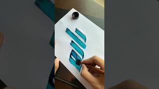 Allah name creative Arabic calligraphy tutorial #shorts